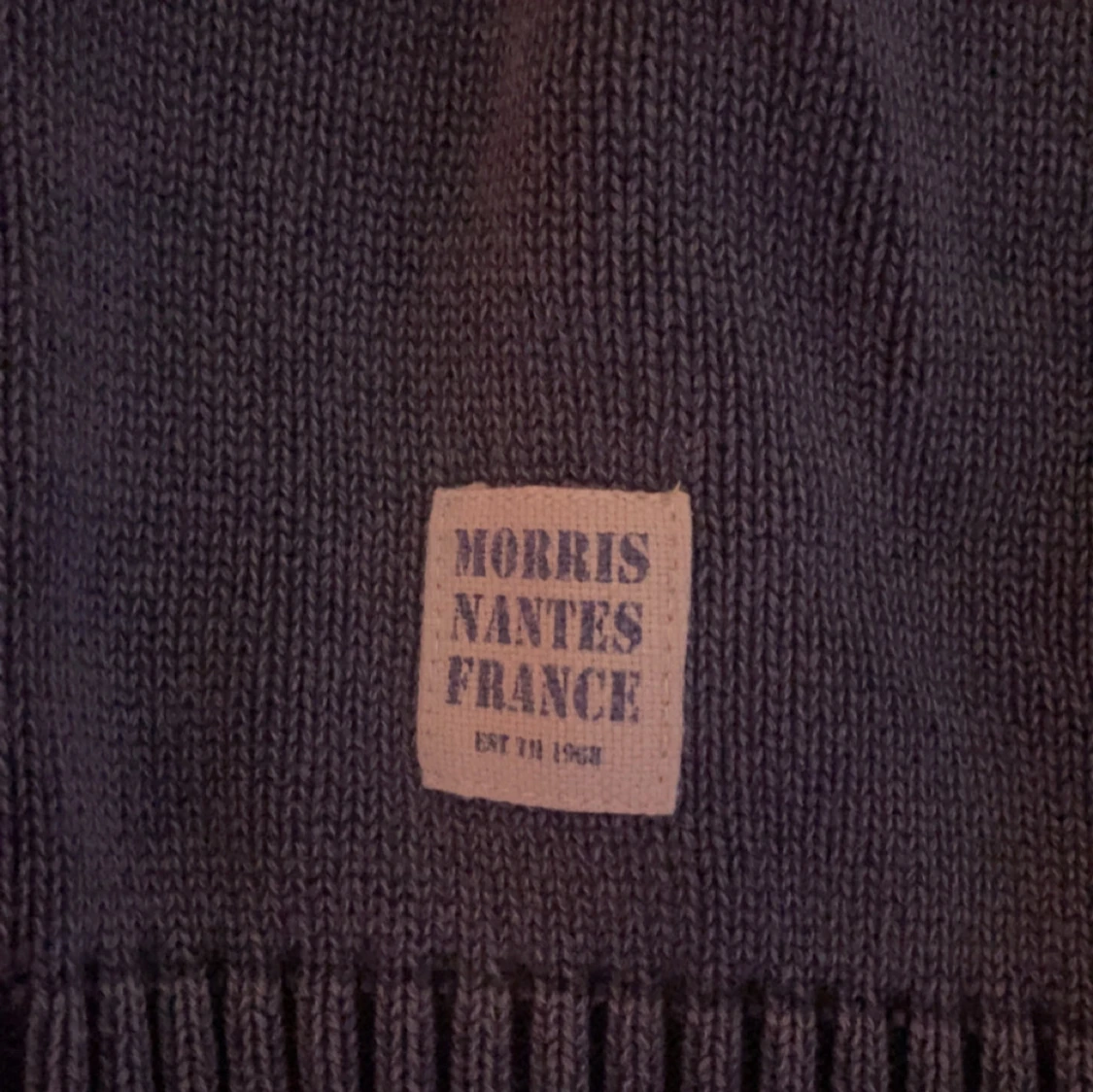 Blå stickad tröja Morris 1968 - 2