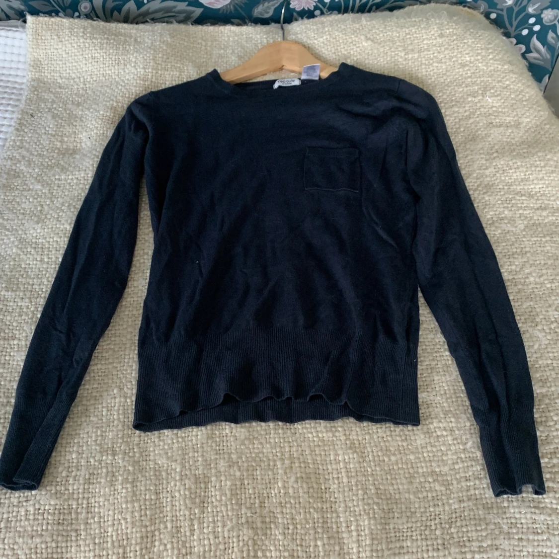 Mörkblå stickad tröja från Redoute - 2