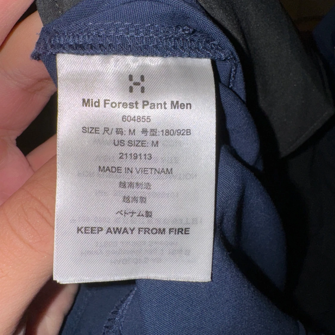 Mörkblå cargopants från Haglöfs - 4