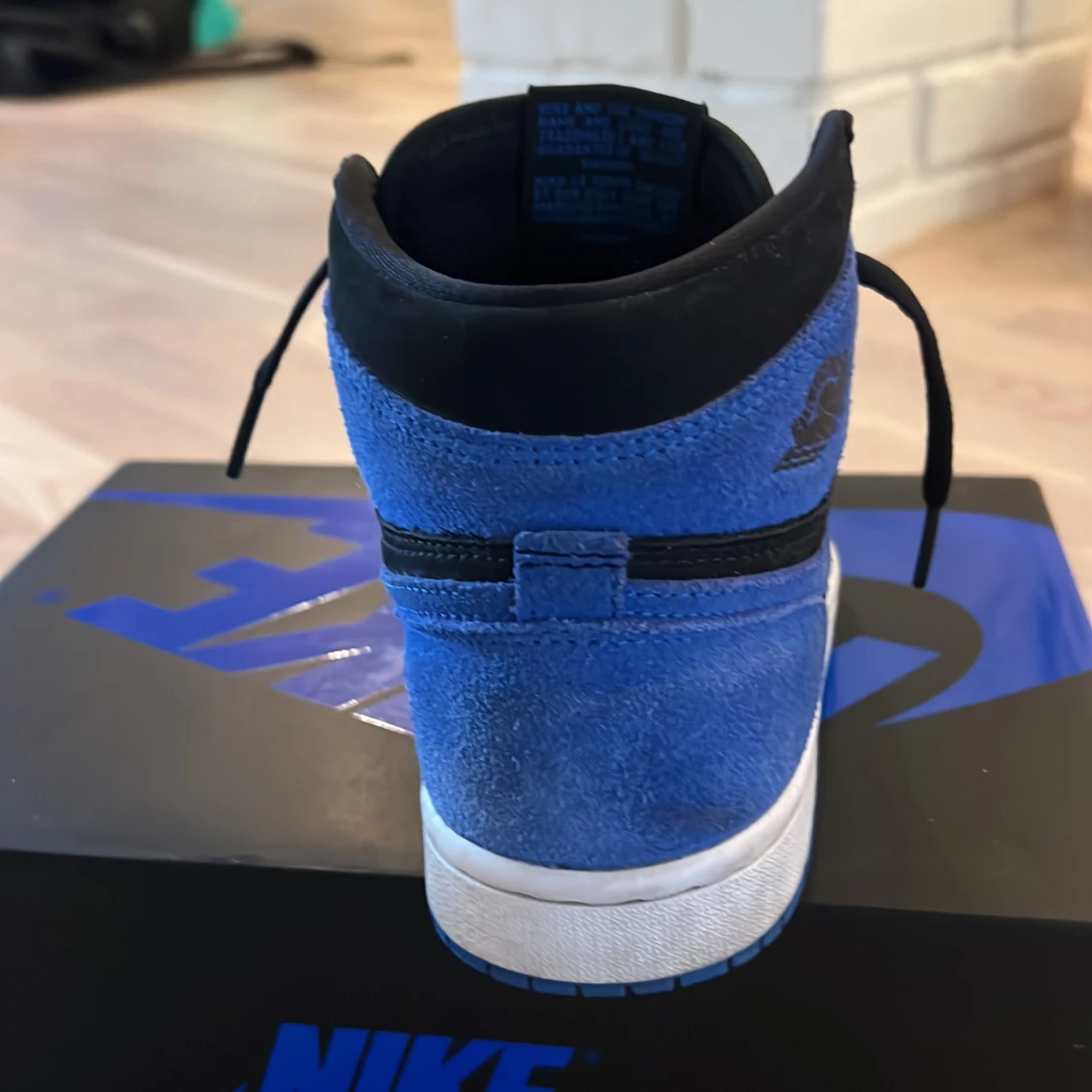 Nike Air Jordan 1 High OG Svart/Blå - 4