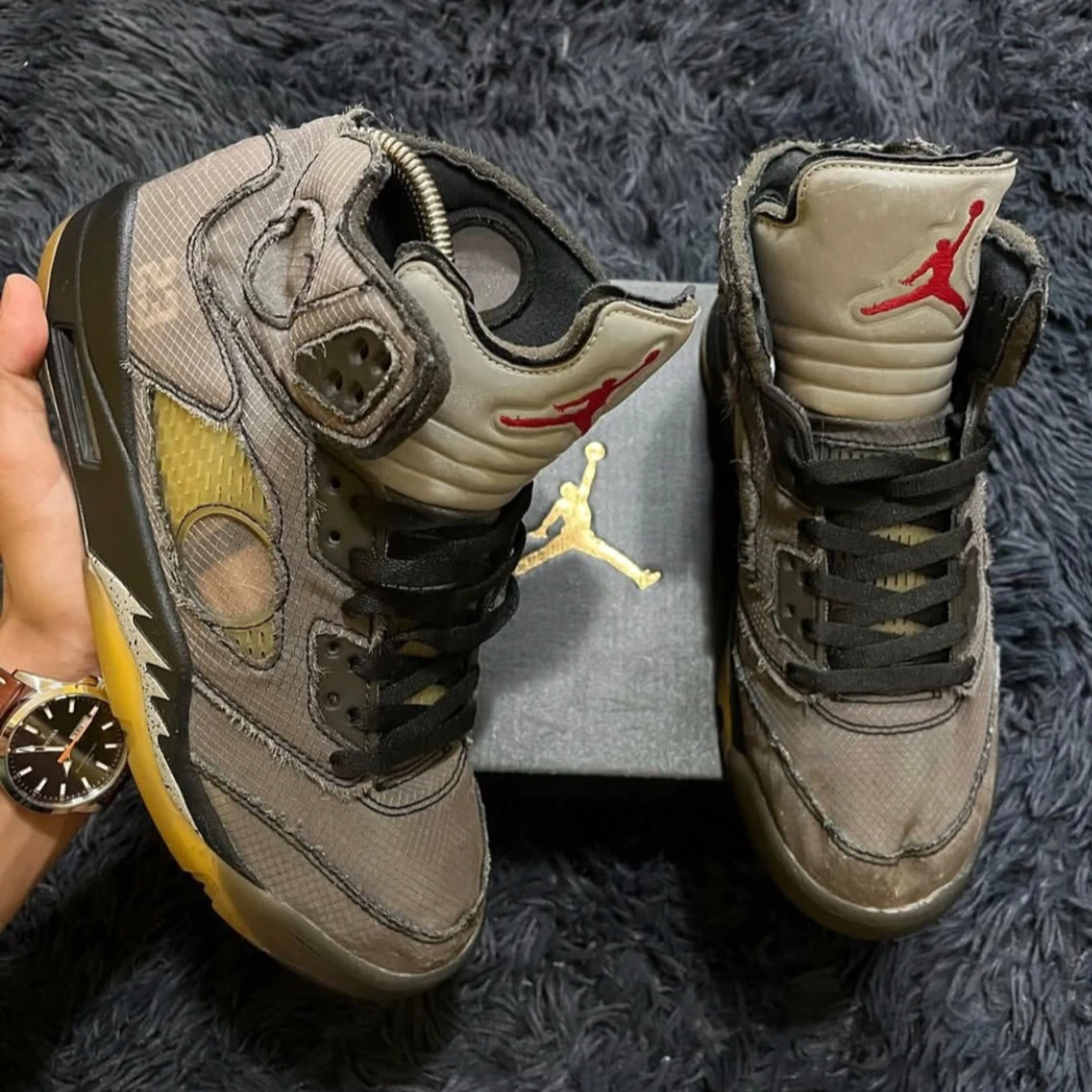 Nike Air Jordan 5 Off-White sneakers