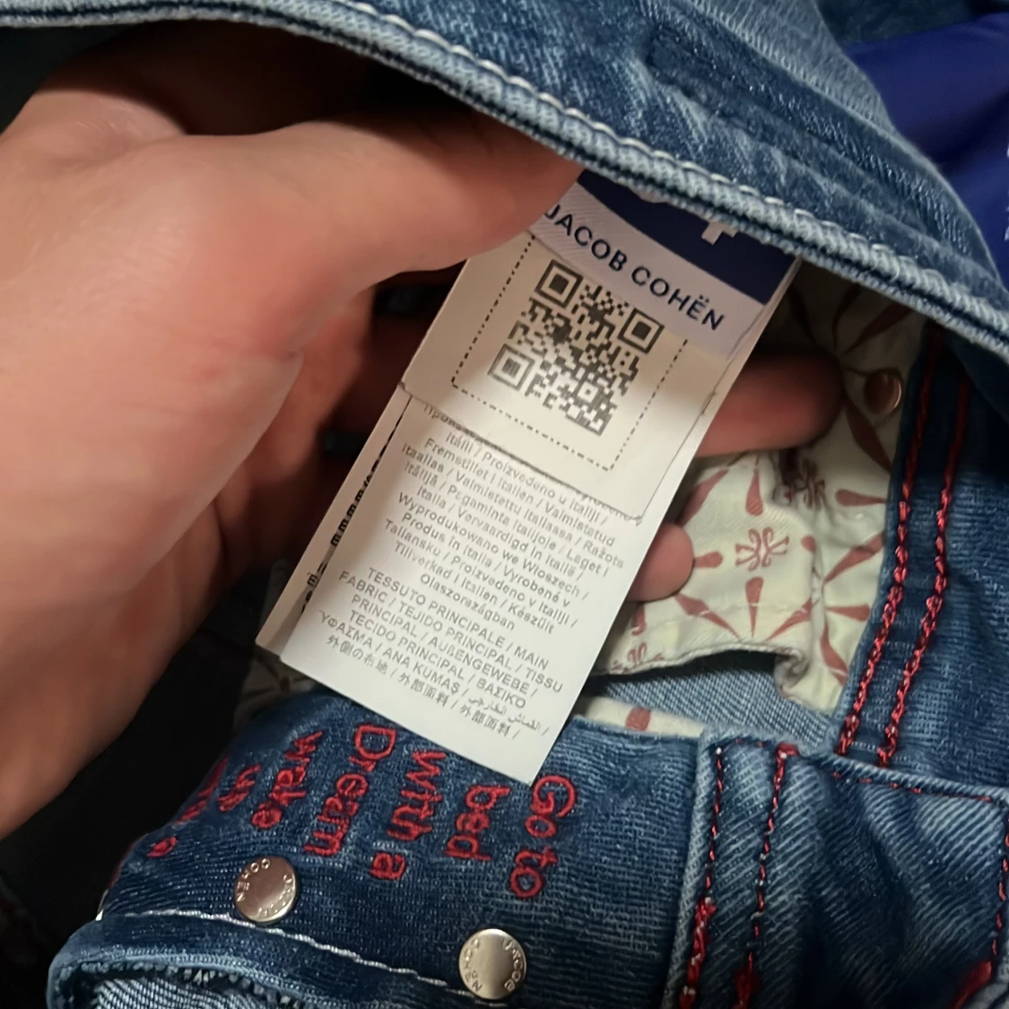 Jacob Cohën Nick Slim blå jeans - 3