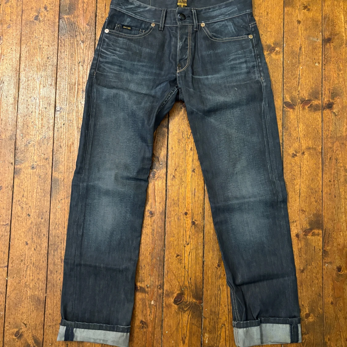 Replay mörkblå jeans, rak modell