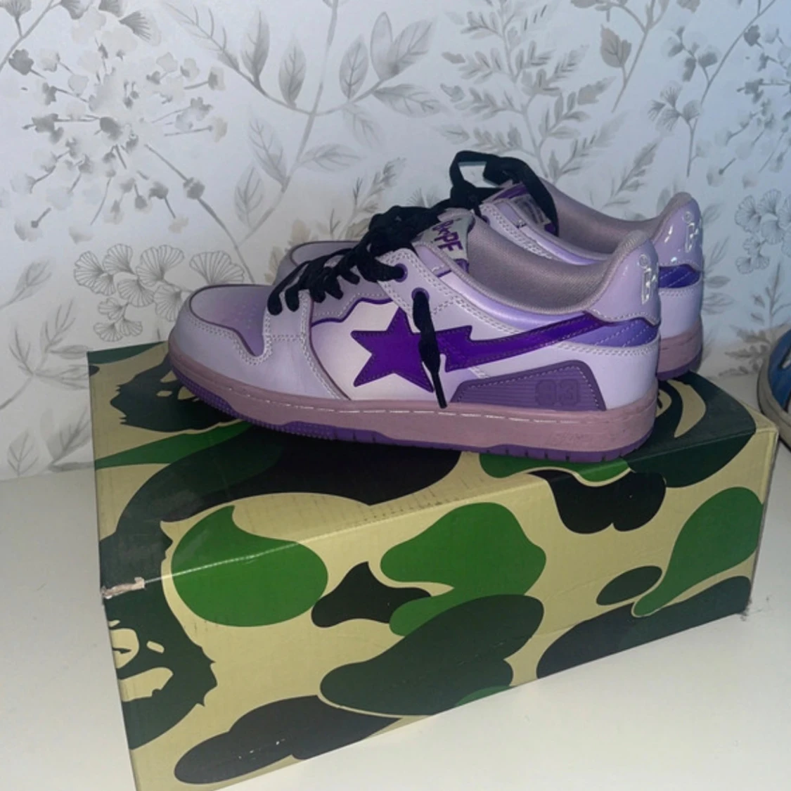 BAPE STA lila sneakers