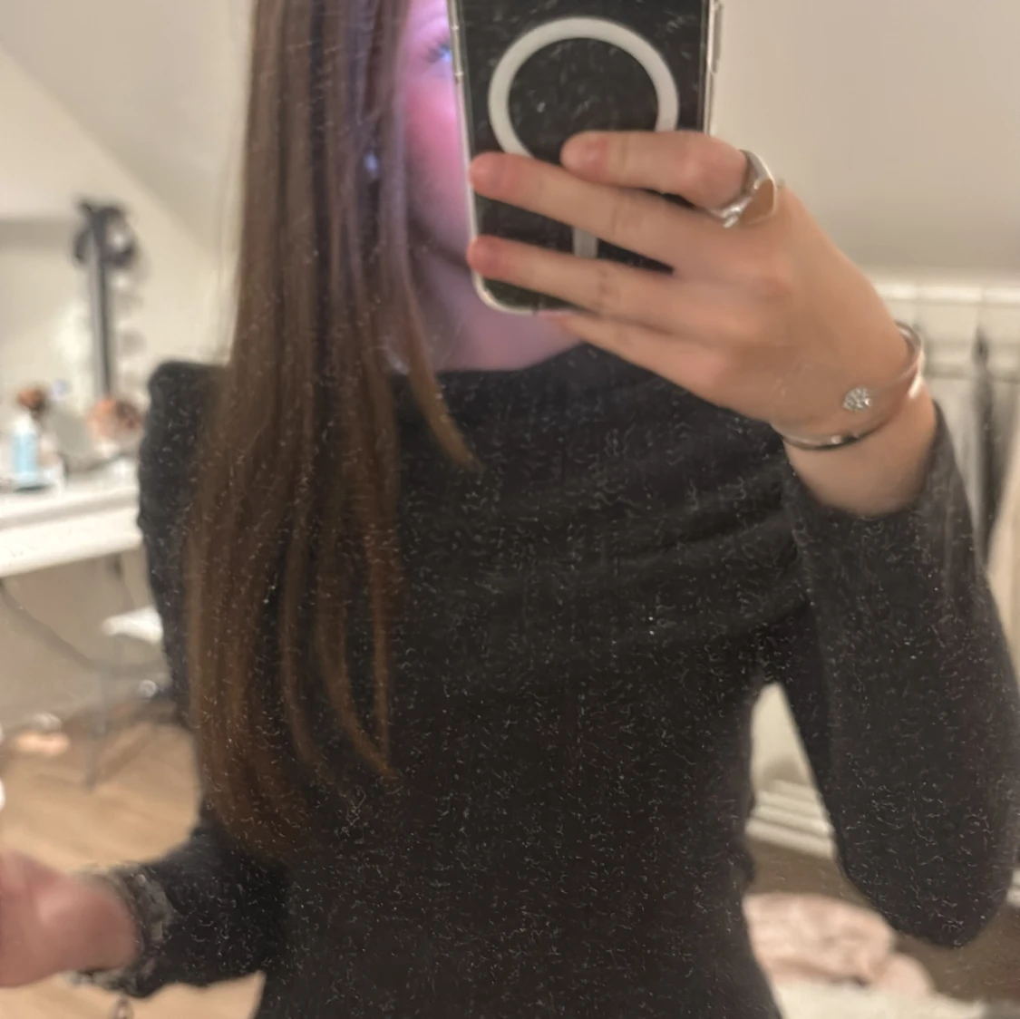 Mörkgrå tröja H&M S