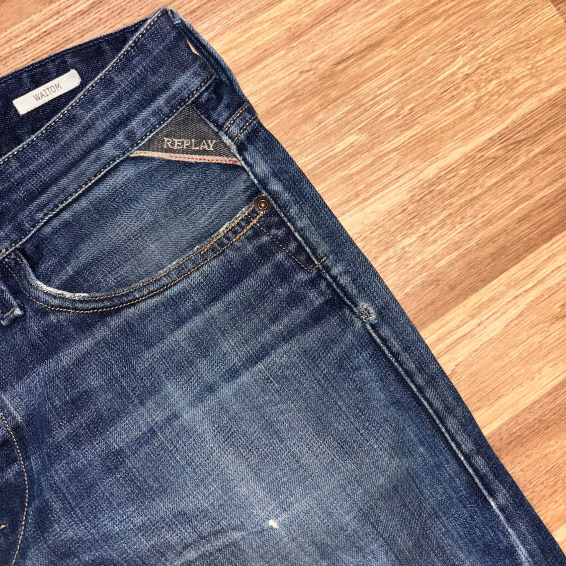 Replay Waitom blå jeans straight fit - 3