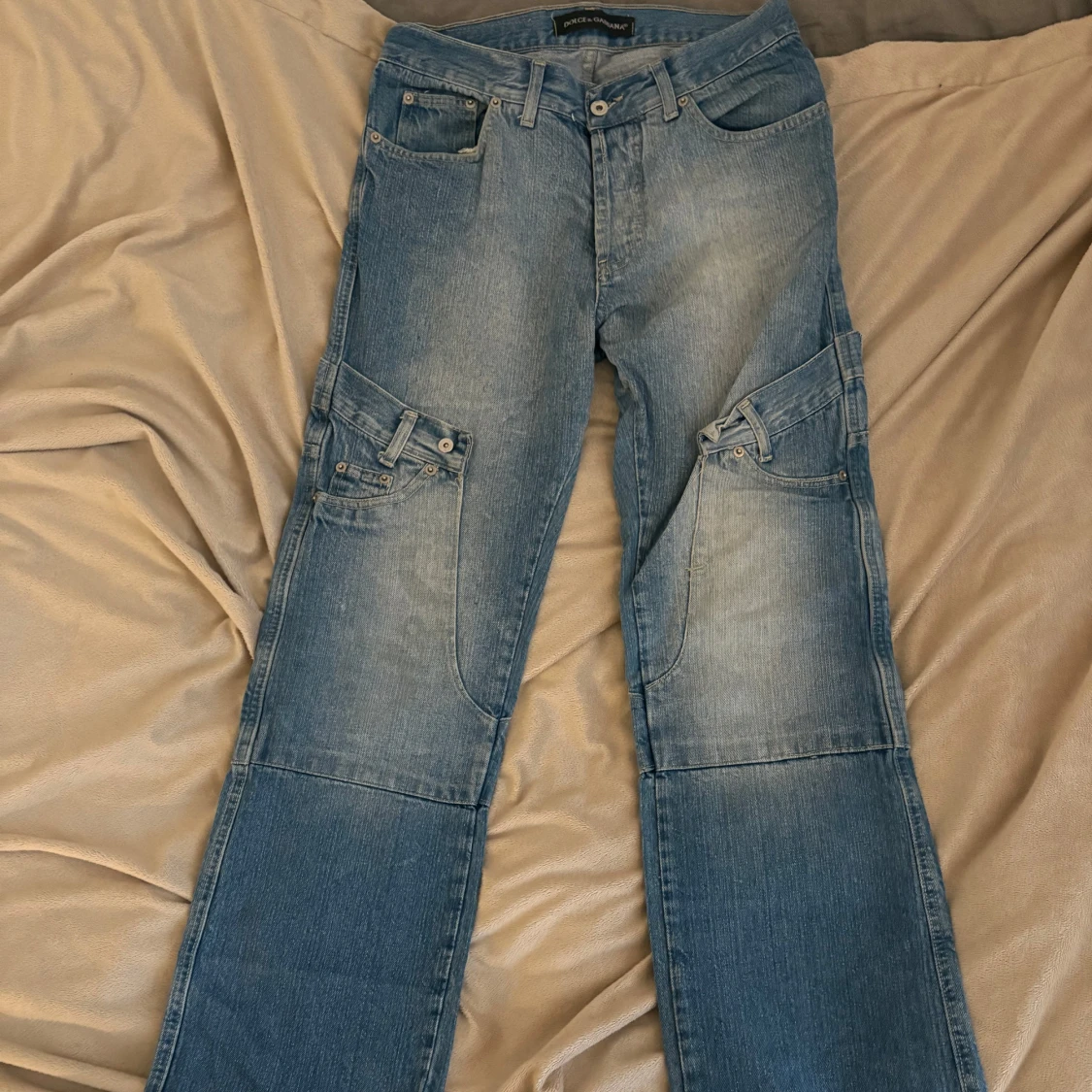 Dolce & Gabbana blå cargojeans