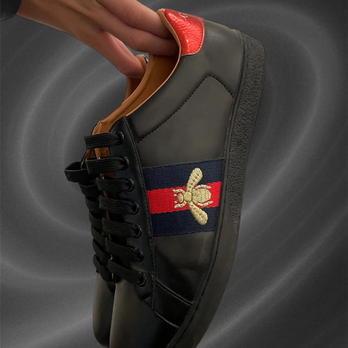 Gucci Ace sneakers med bi-detalj