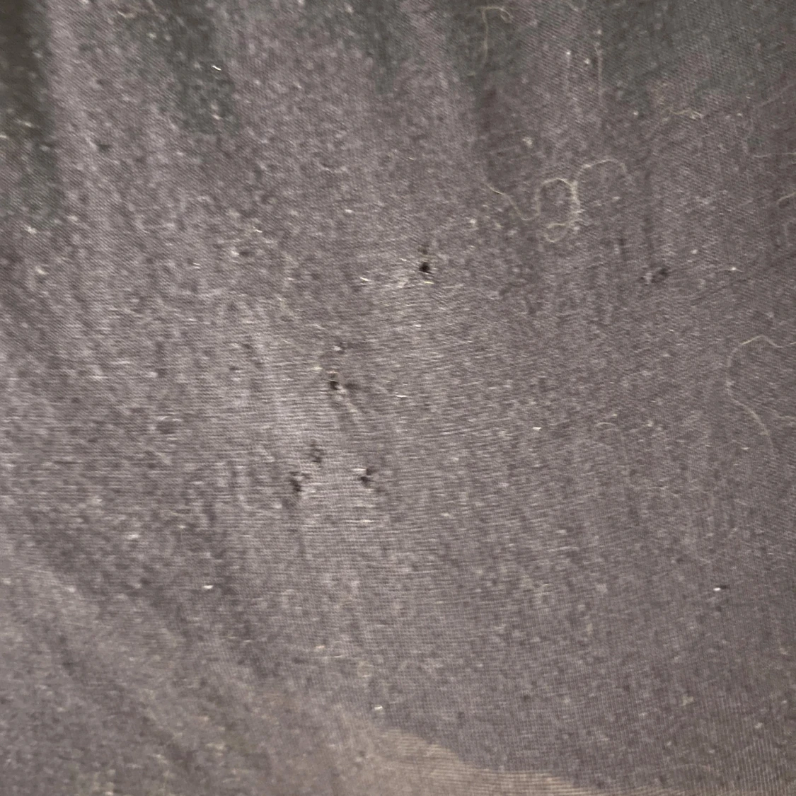 Mörkblå långärmad topp i bomull - 4