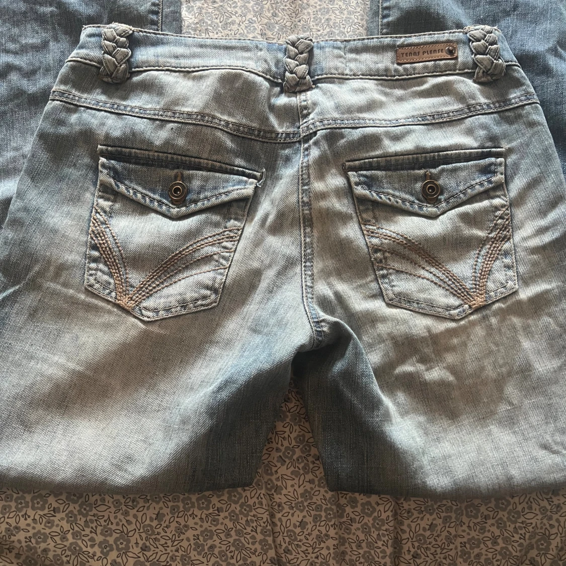 Ljusblå jeans från Jeans Please, stl 36 - 1