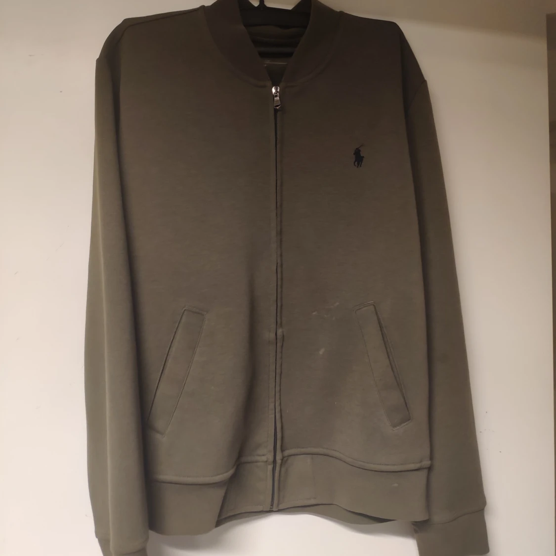 Olivgrön ziptröja från Polo Ralph Lauren