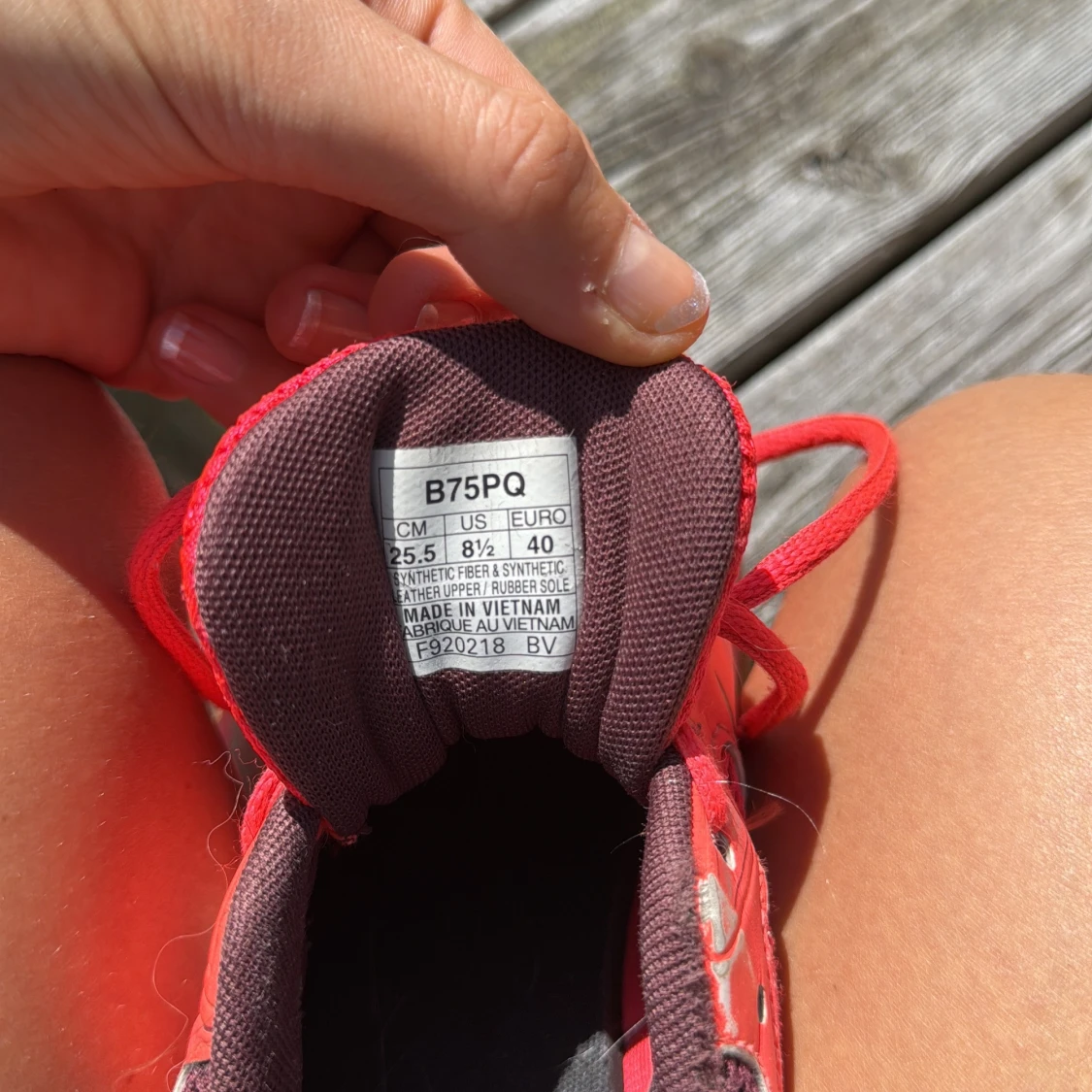 Rosa Asics Gel-Flare sneakers strl 40 - 3