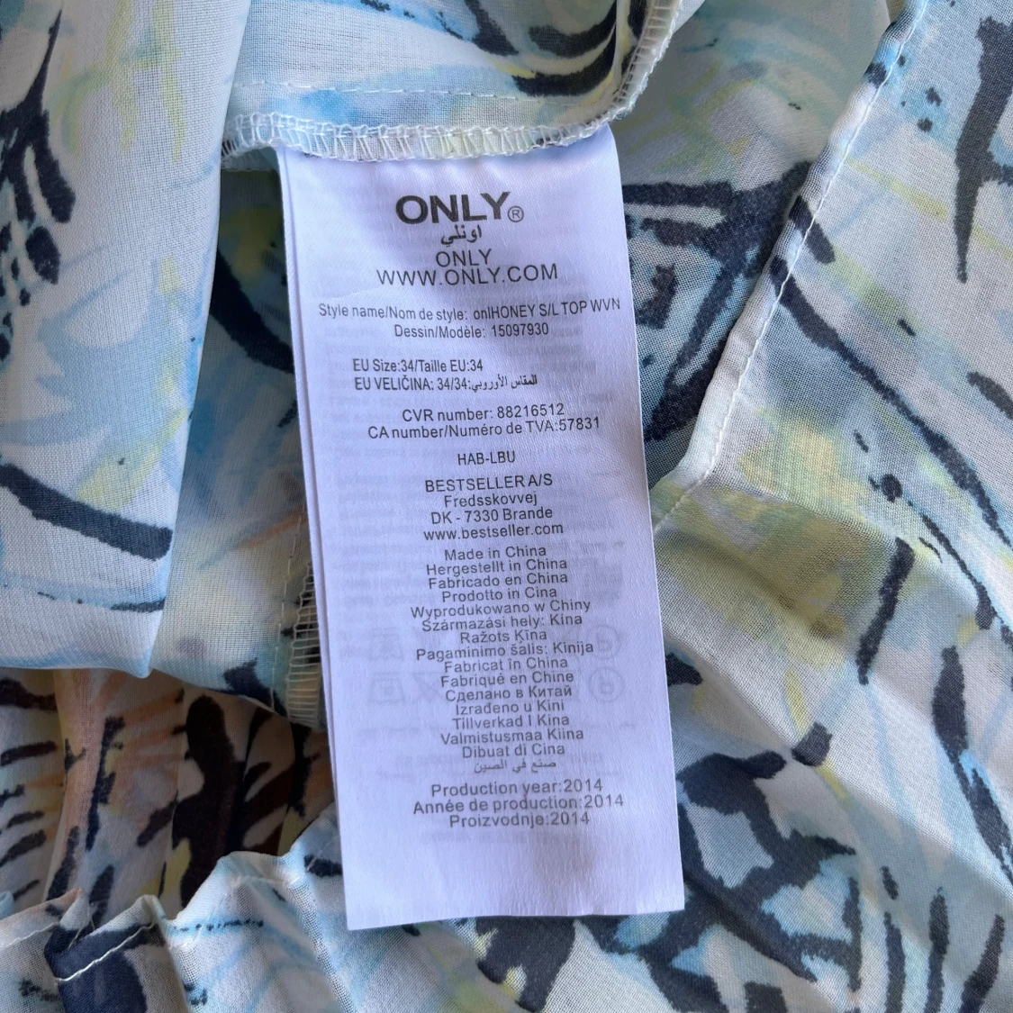 Blommig ärmlös topp från ONLY - 3