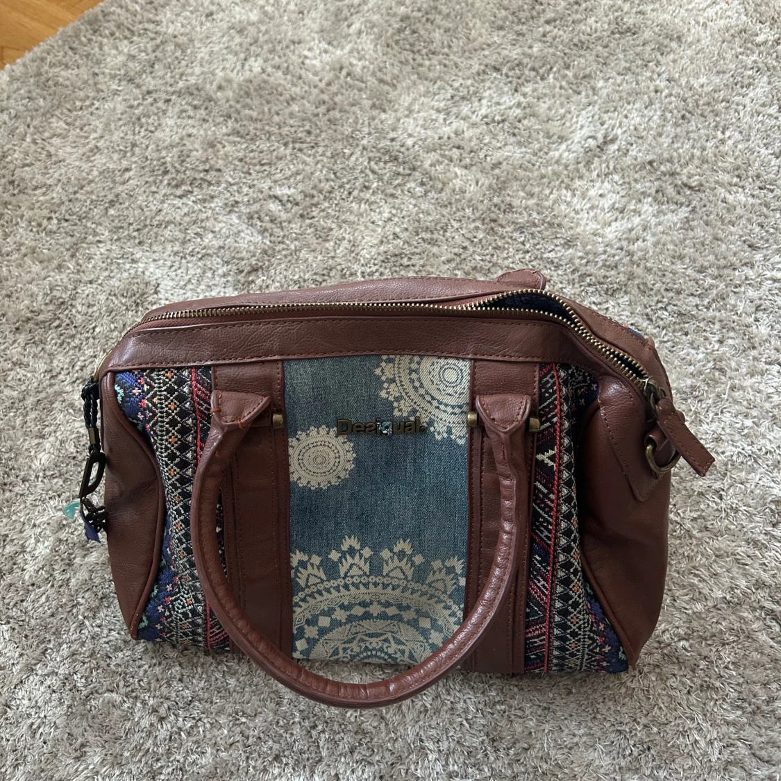 Desigual handväska i skinn och jeans - 1