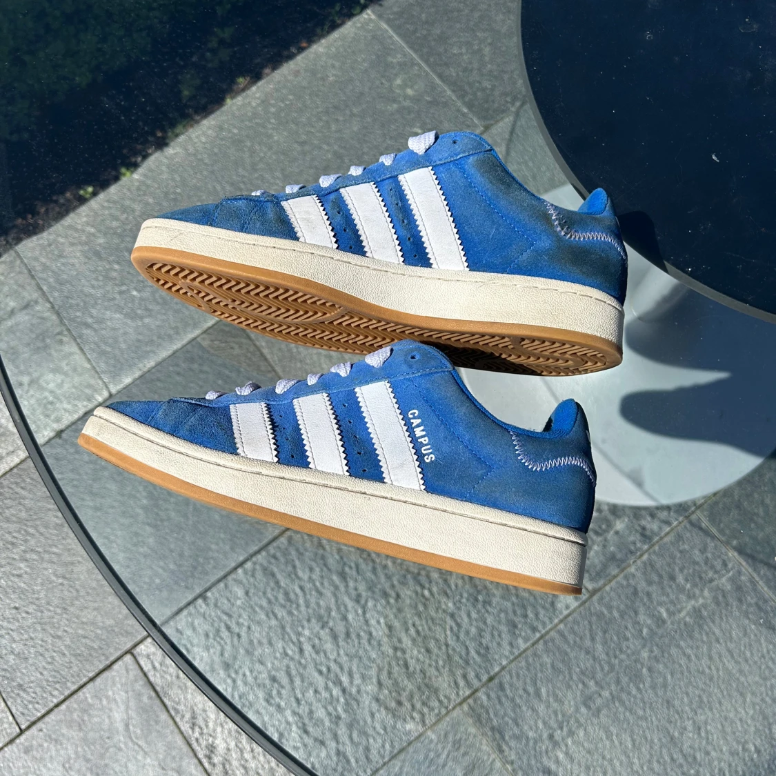 Blå adidas Campus sneakers  - 1