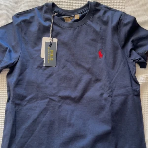 Blå t-shirt från Polo Ralph Lauren - 500 för 1. Har moncler i vit också.