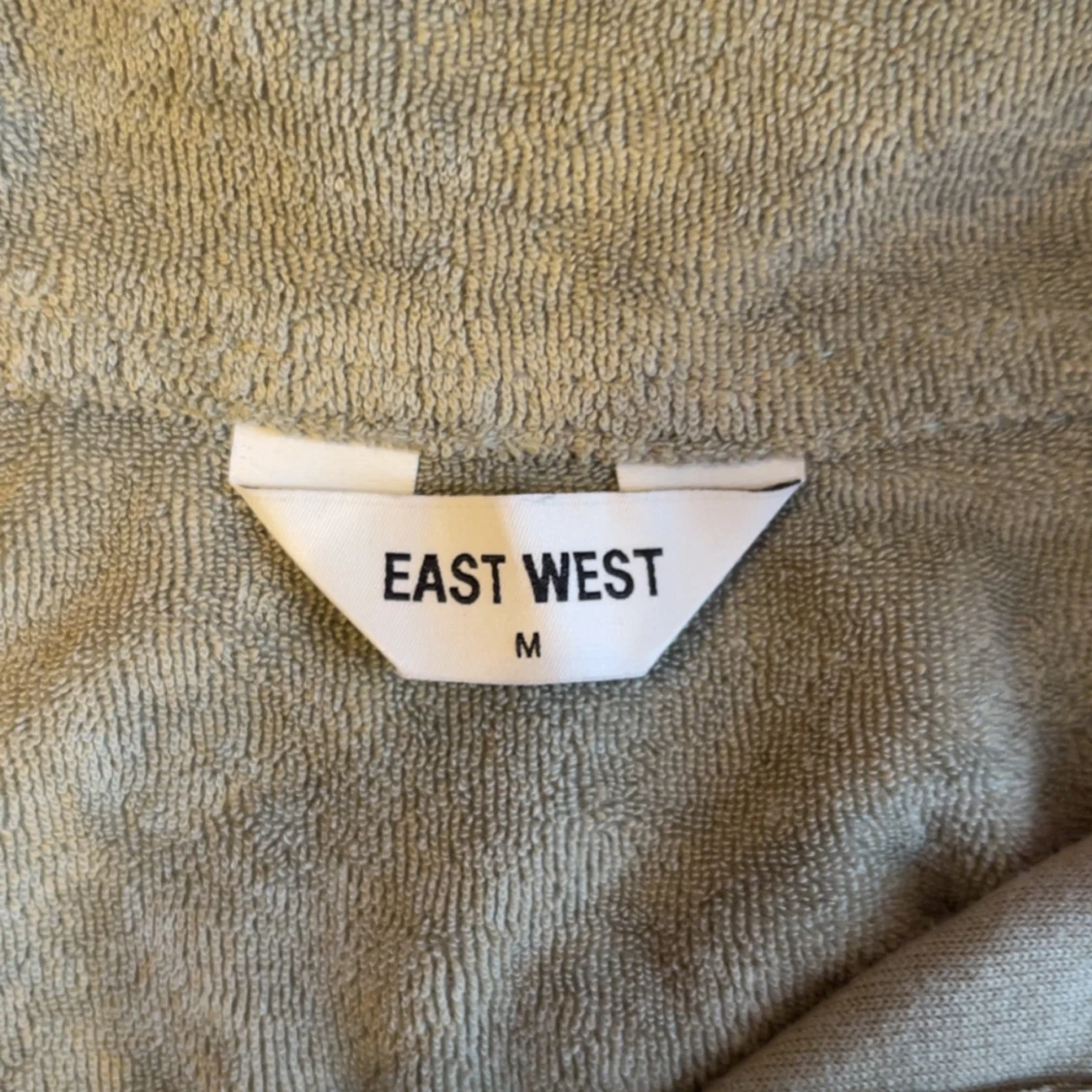 Grå frotté pikétröja från East West - 2