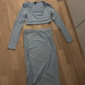 Ljusblå set - Säljer ett ljusblå set från shein i storlek M🩵