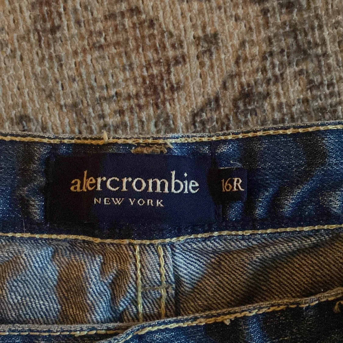 Lågmidjade jeansshorts  - 2