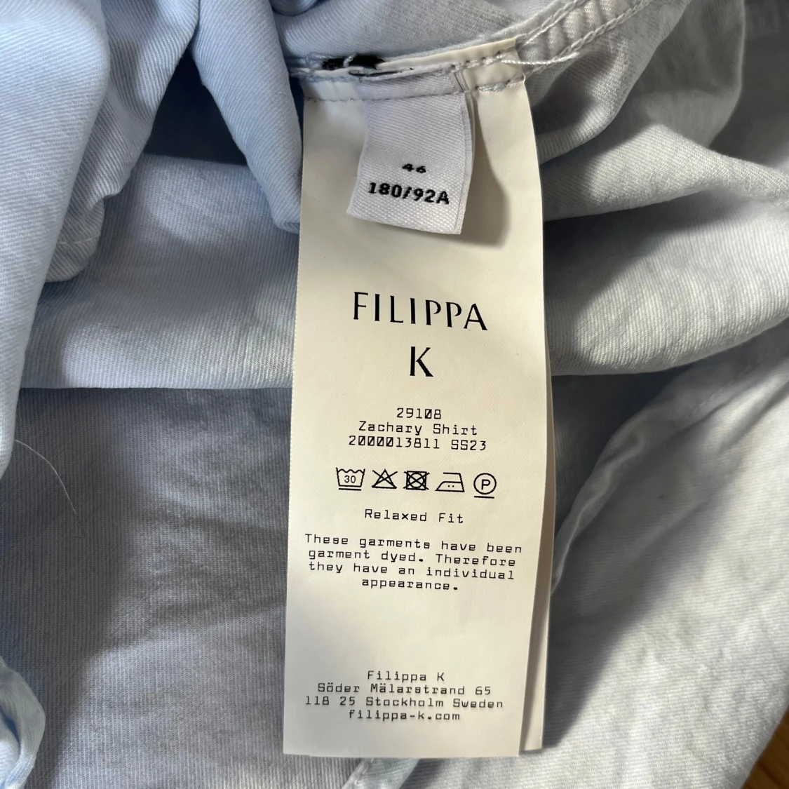 Ljusblå skjorta från Filippa K - 2