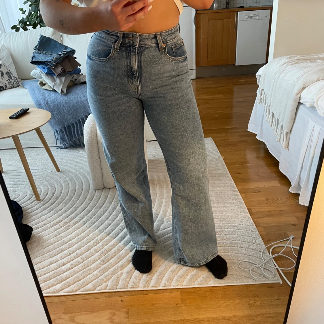 Blå jeans från H&M