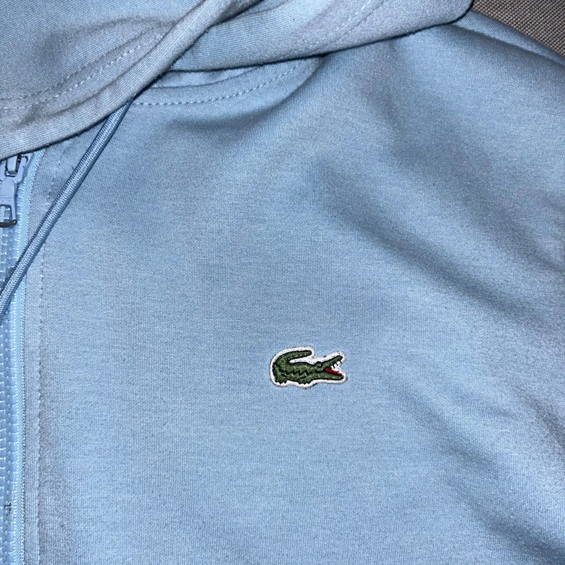 Lacoste zip hoodie ljus blå - 2