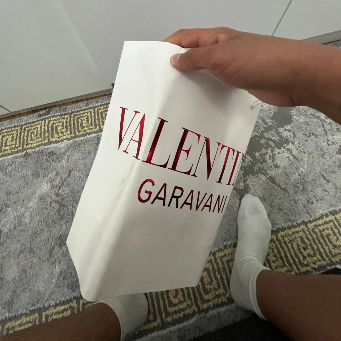 Valentino Garavani Open sneakers vit/svart - 4