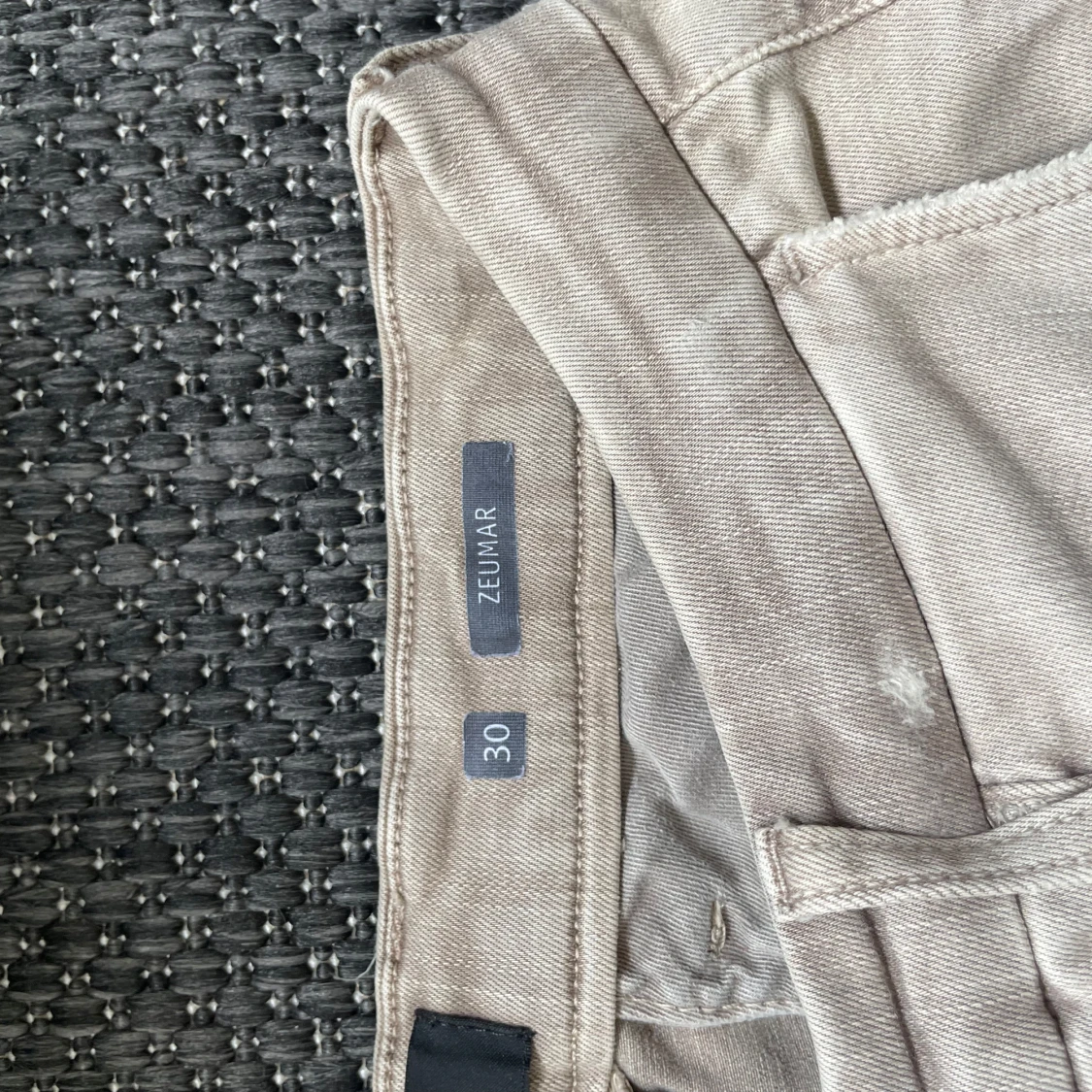 Beige Replay Hyperflex chinos - 4