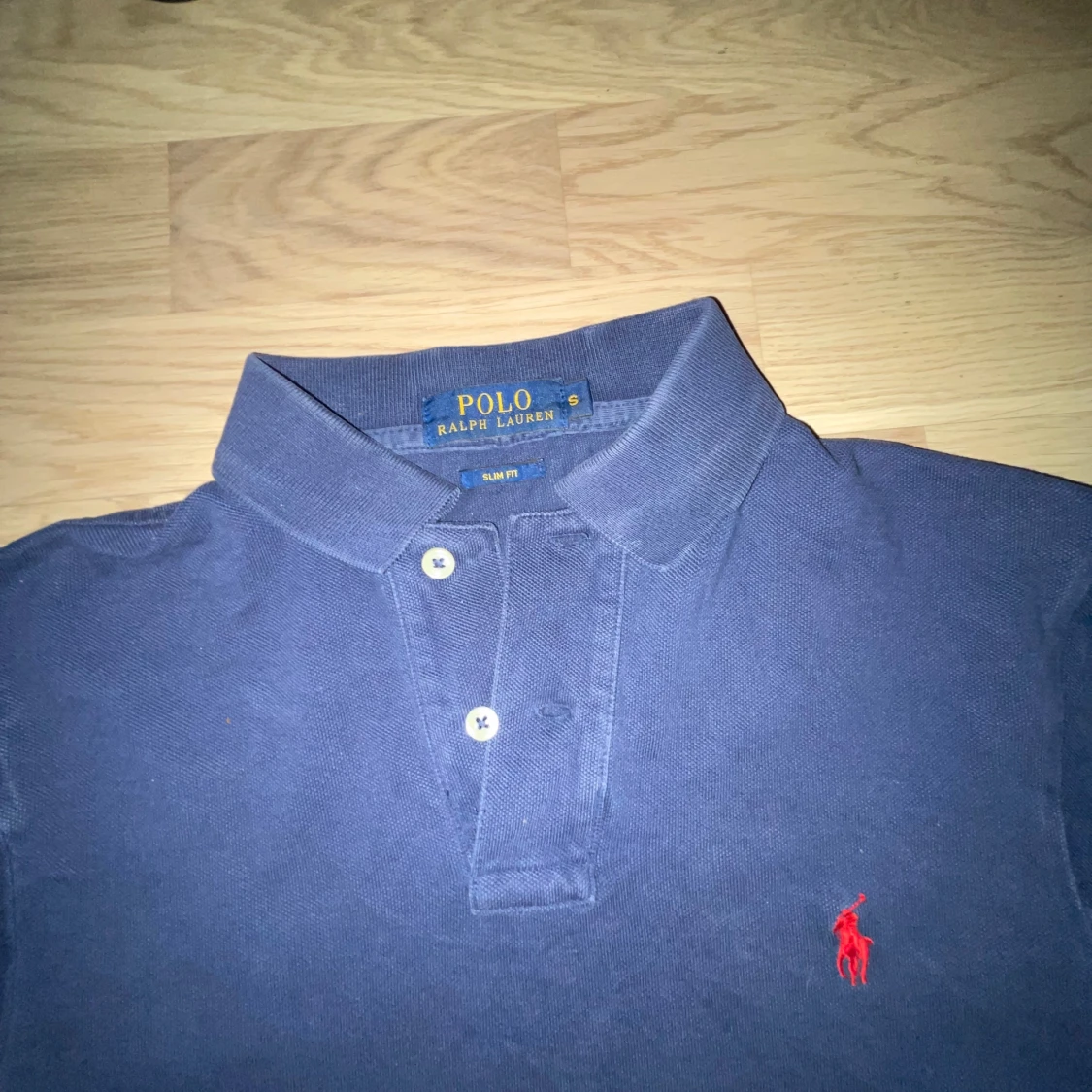 Blå pikétröja från Ralph Lauren - 3
