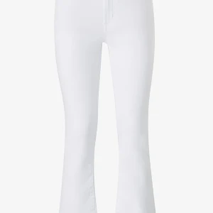 Vita bootcut jeans från IVY - Snygga vita bootcut jeans från IVY. De har en klassisk design med fem fickor och dragkedja. Perfekta för en stilren look.