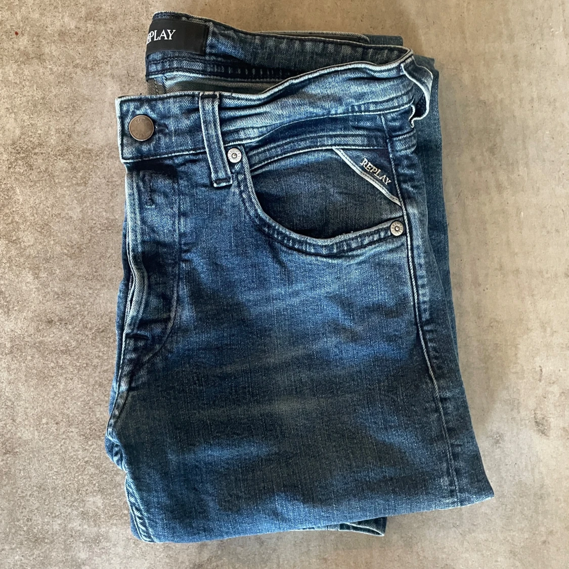 Blå jeans från Replay