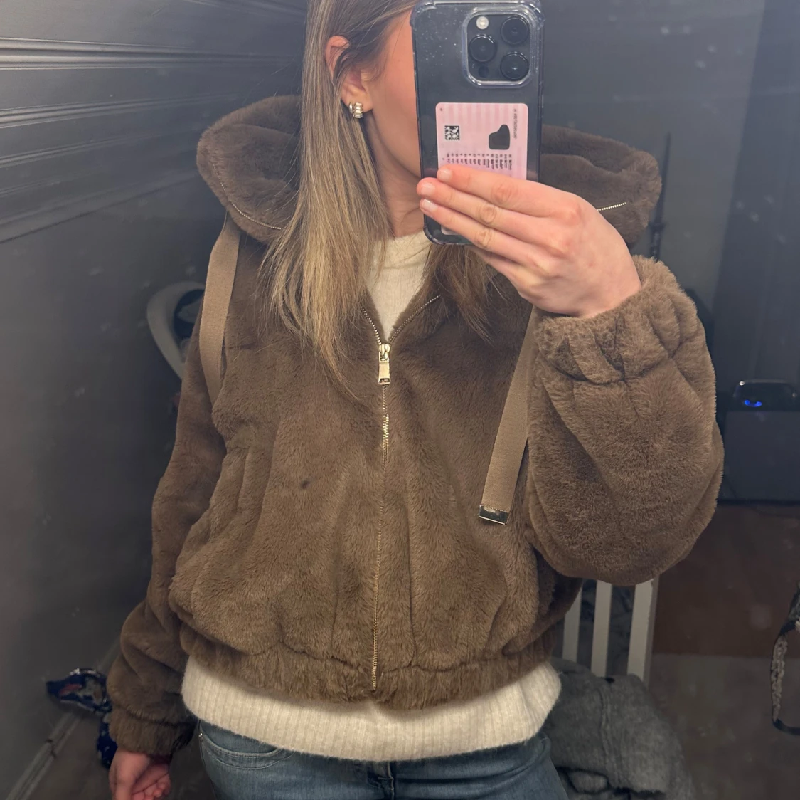 Brun teddyjacka🐻✨ - 1