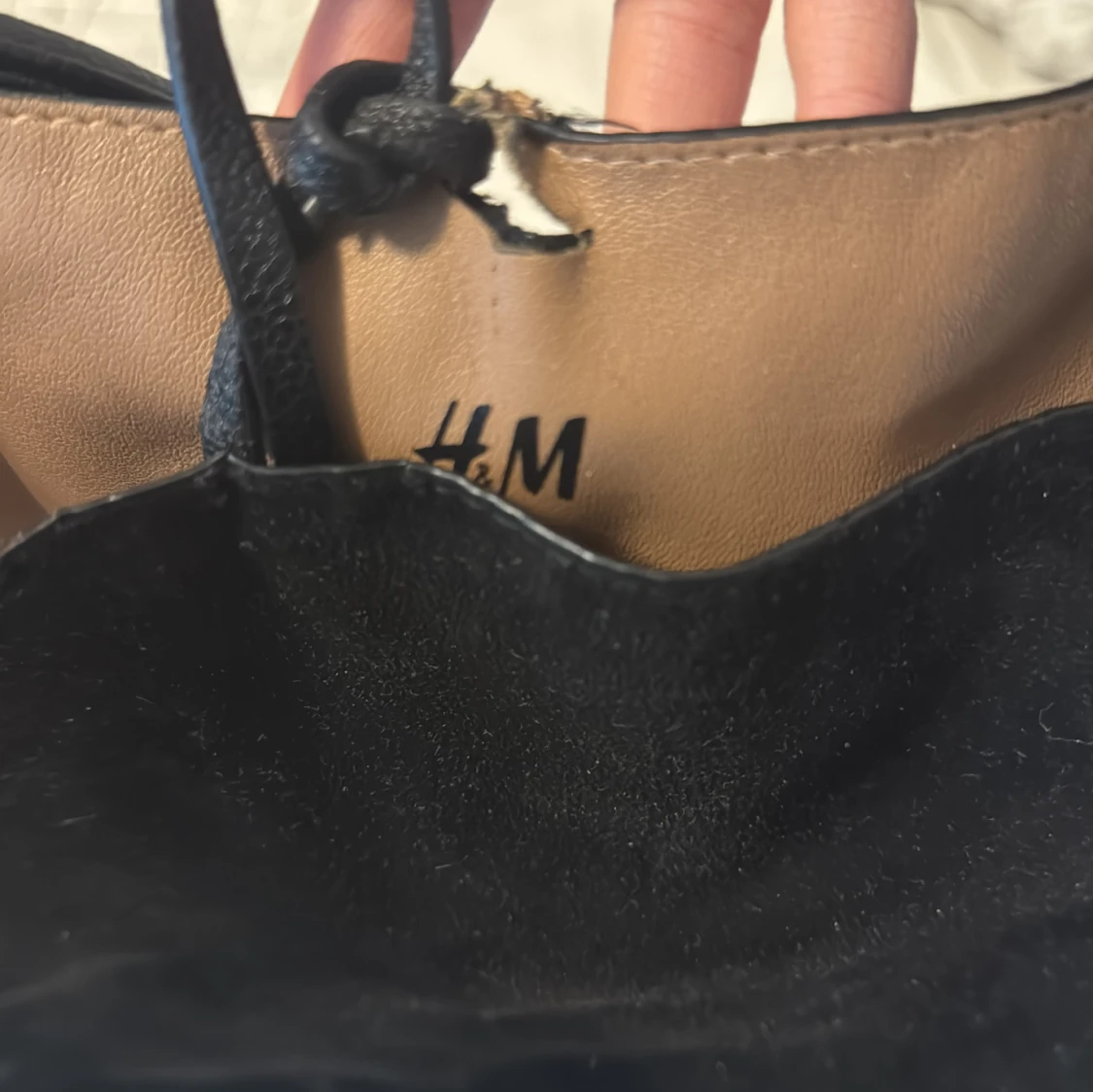 Svart och brun axelväska från H&M - 3