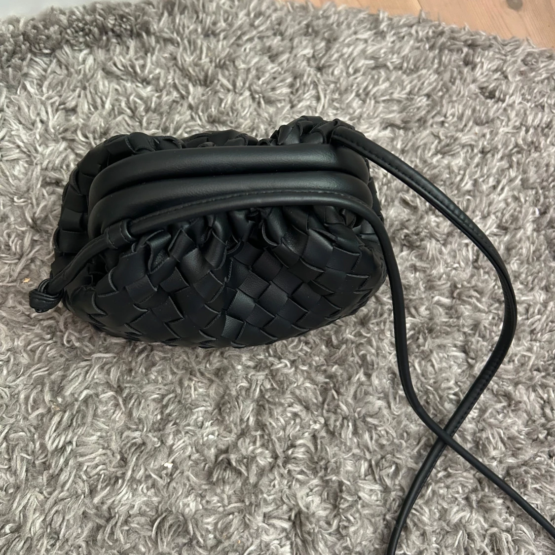 Flätad clutch väska - 1