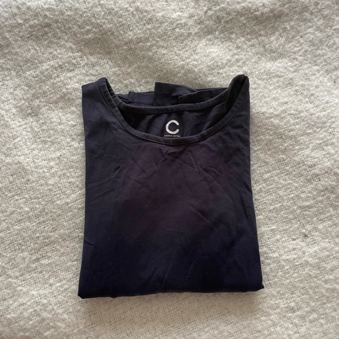 Mörkblå långärmad tröja från Cubus - 2