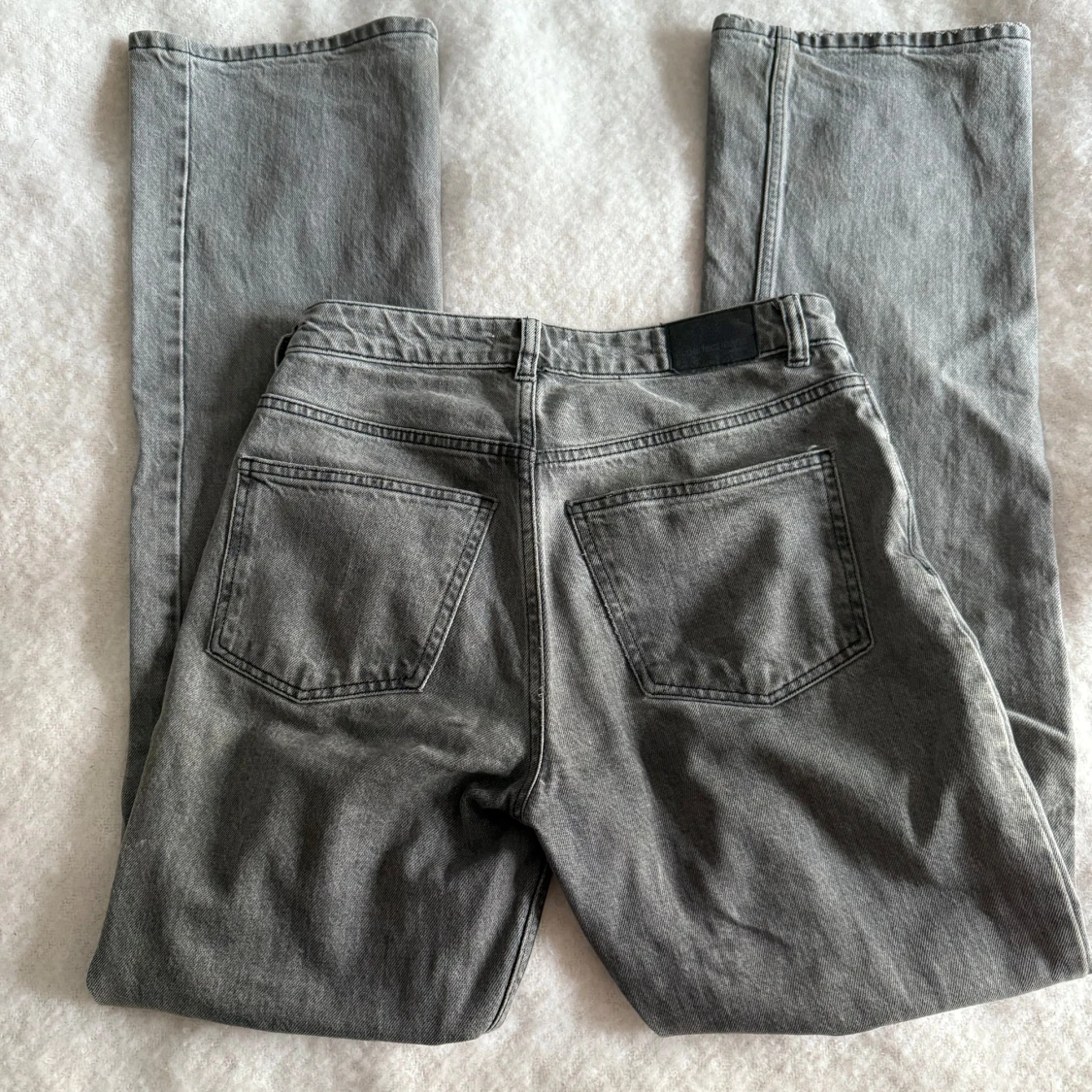 Gråa bootcut jeans - 3