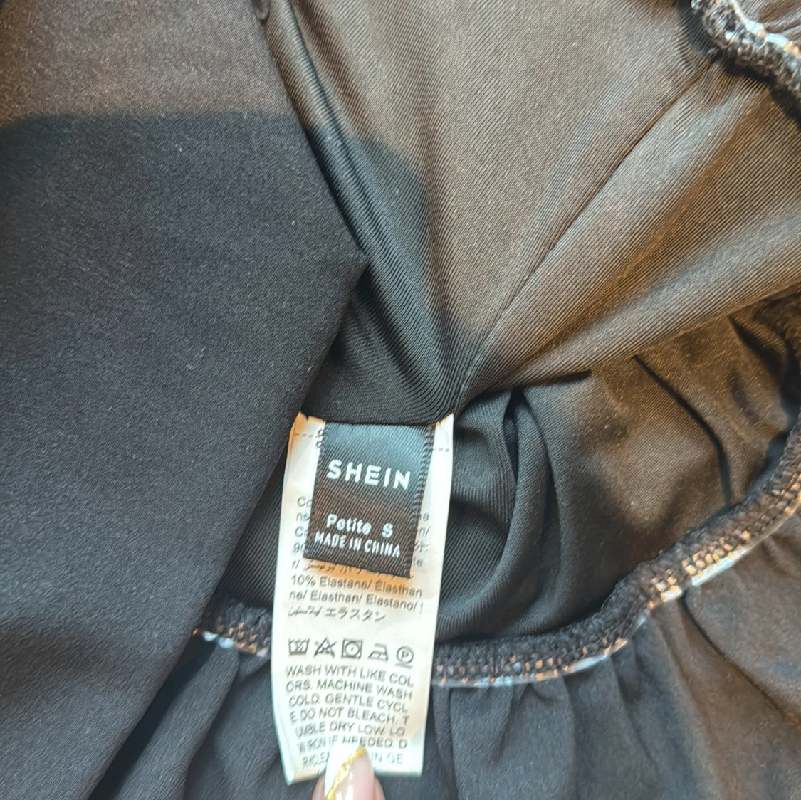 Svart volangklänning från SHEIN - 2