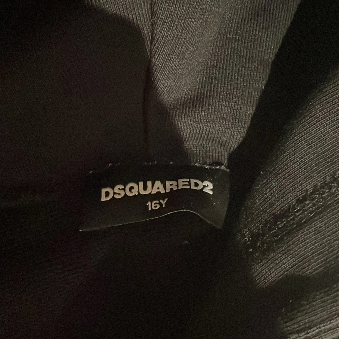 Svart DSQUARED2 hoodie med tryck - 1