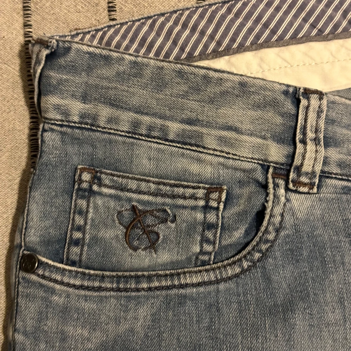 Canali Ljusblå jeans  - 3