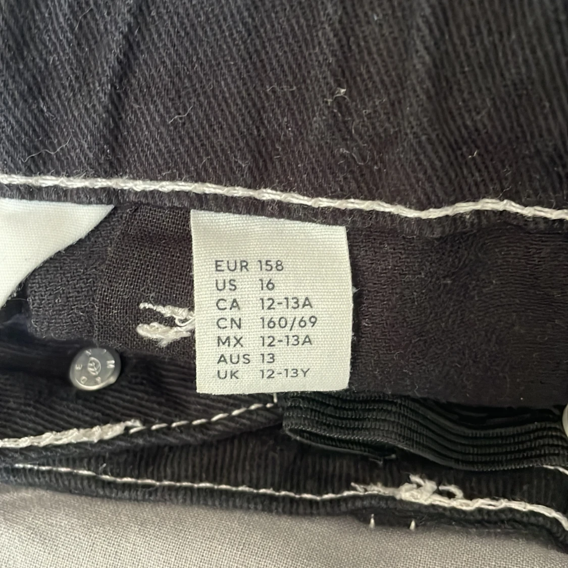 Svarta baggy byxor från H&M - 4