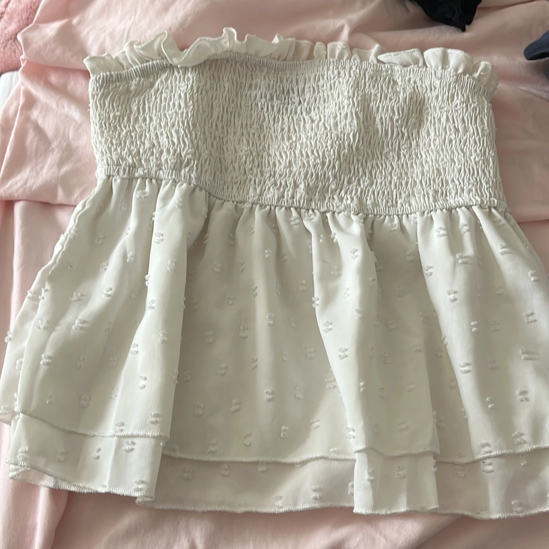 Vit bandeau tubtopp från SHEIN