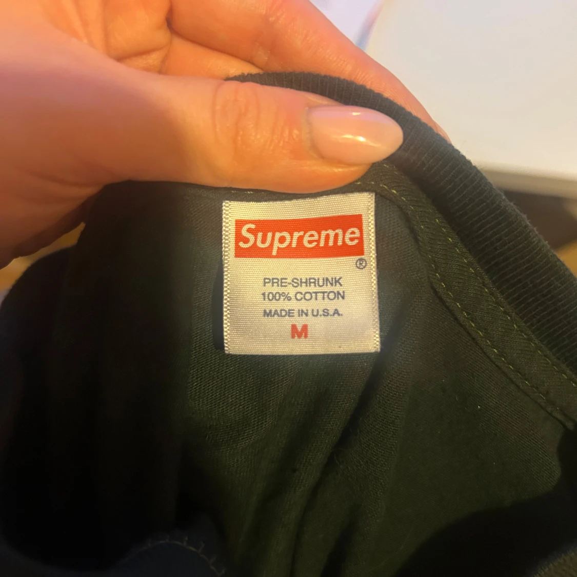 Supreme, svart långärmad tröja med ansikten - 3