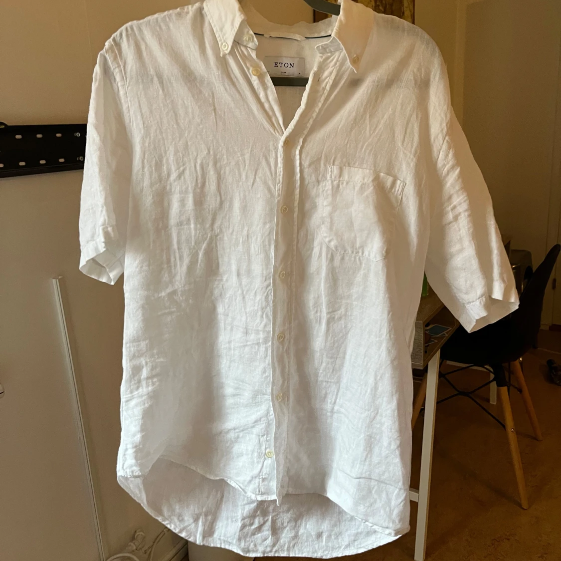 Vit linneskjorta från Eton - 1