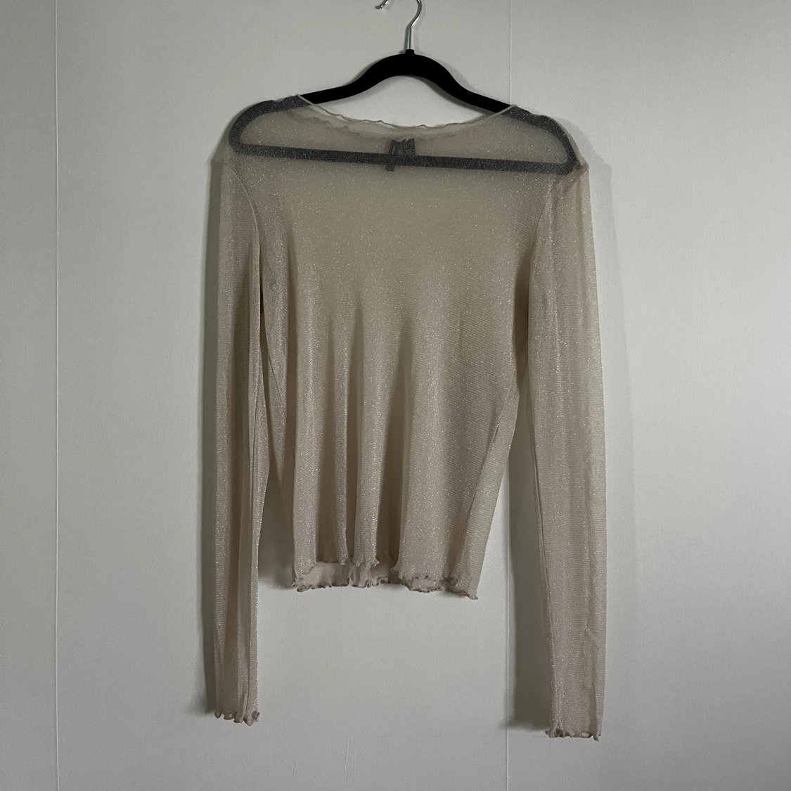 Glittrig transparent tröja - 2