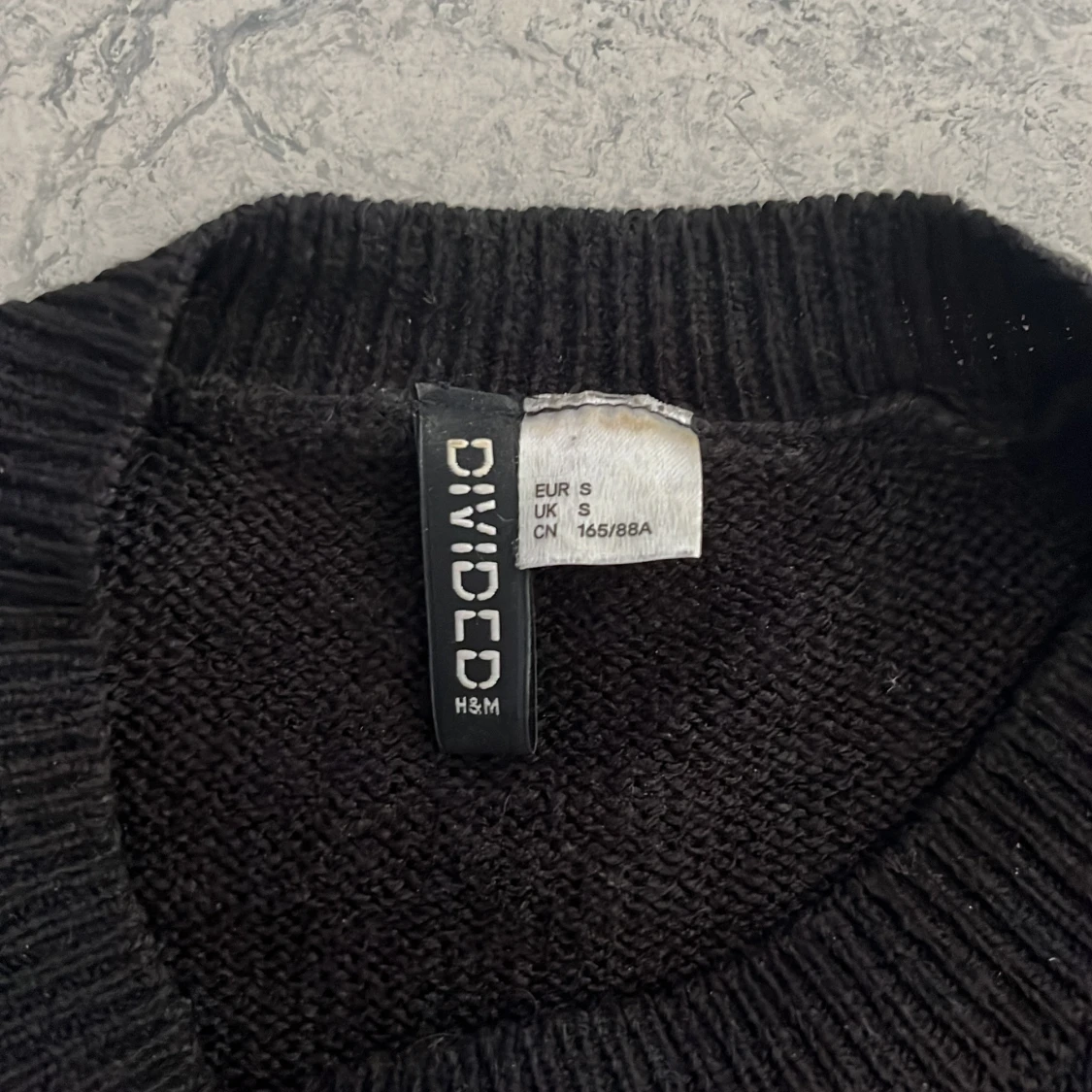 Svart stickad tröja från H&M Divided - 2