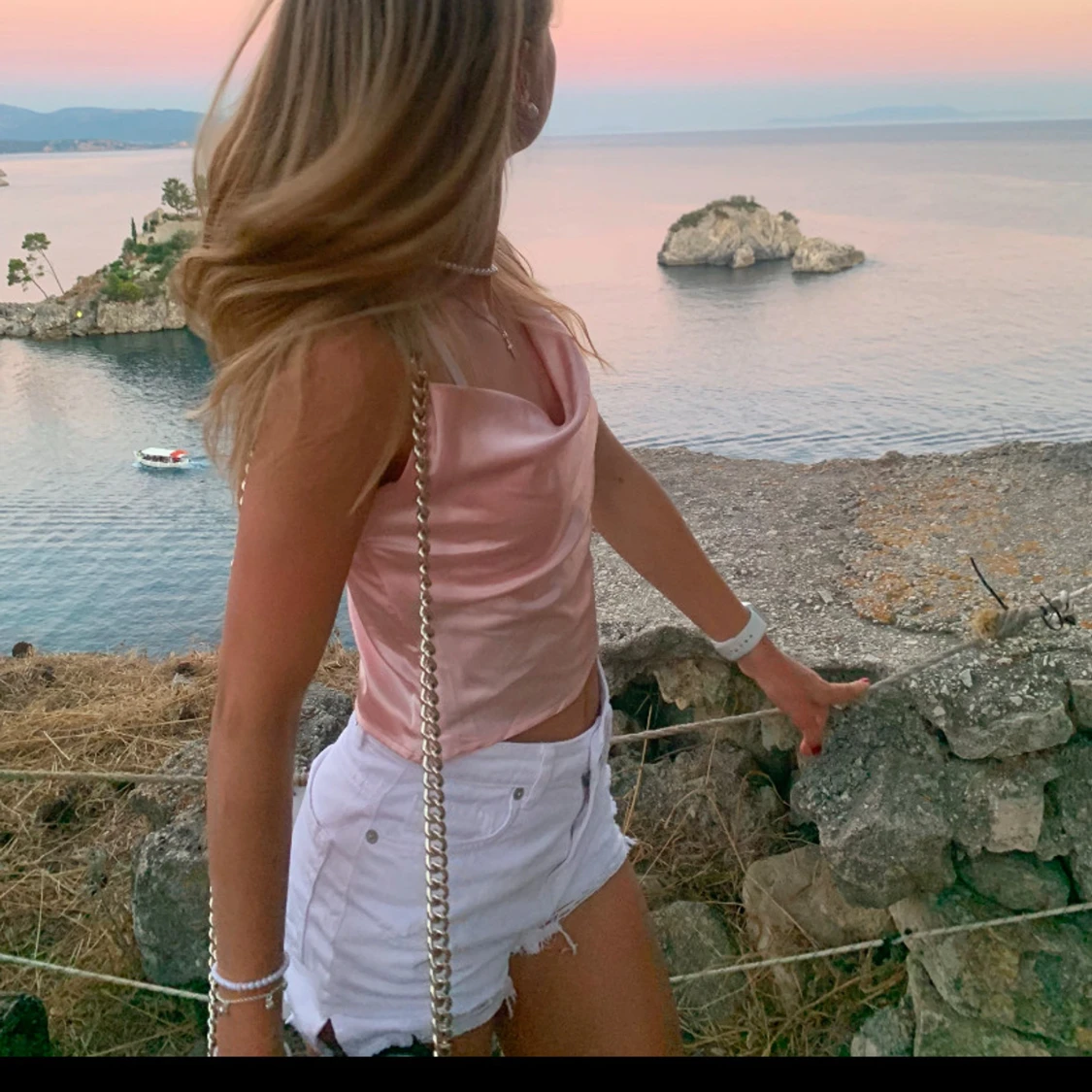 Vita jeansshorts - 1