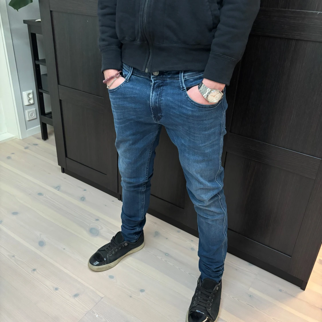 Blåa Replay jeans