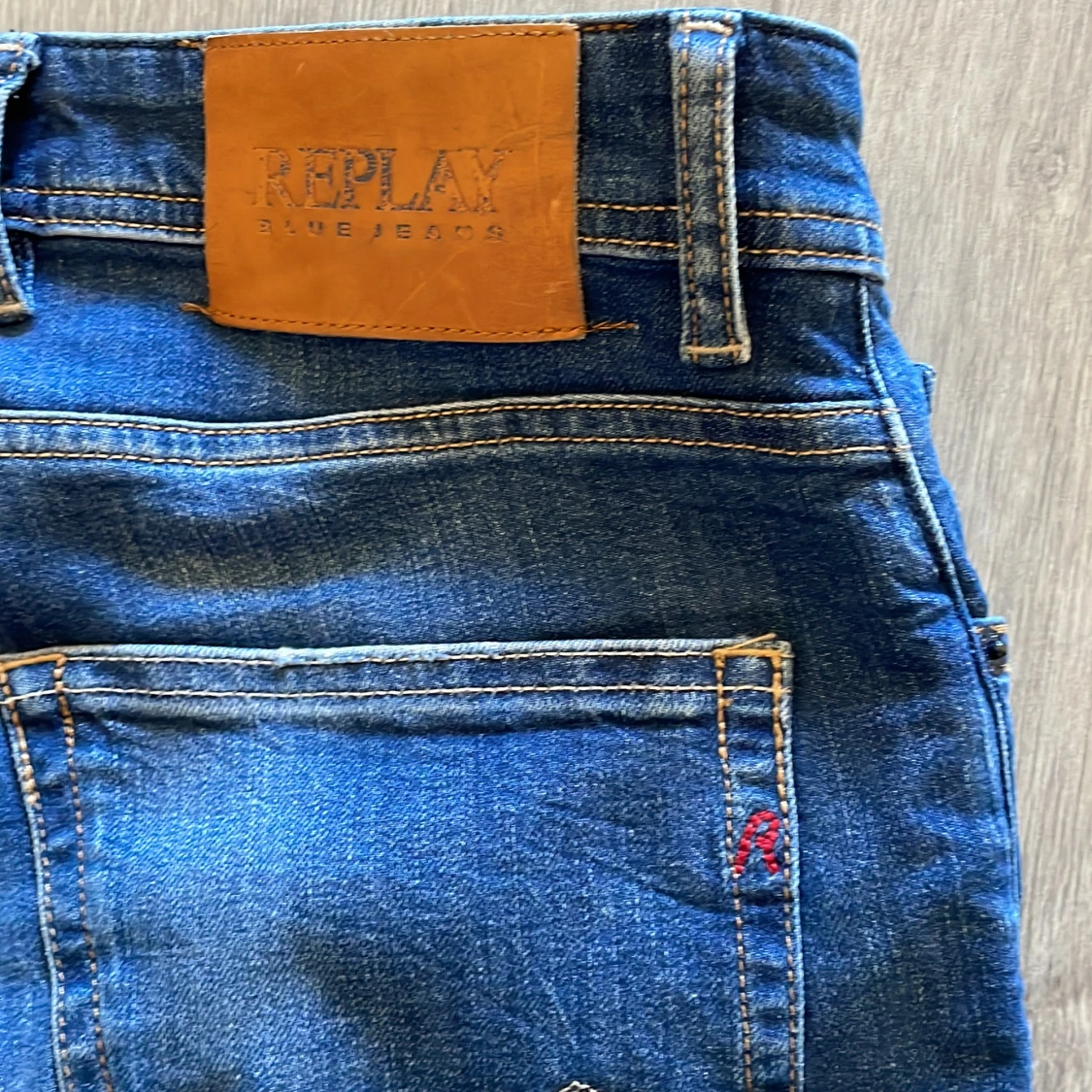 Blå jeansbyxor från Replay - 4