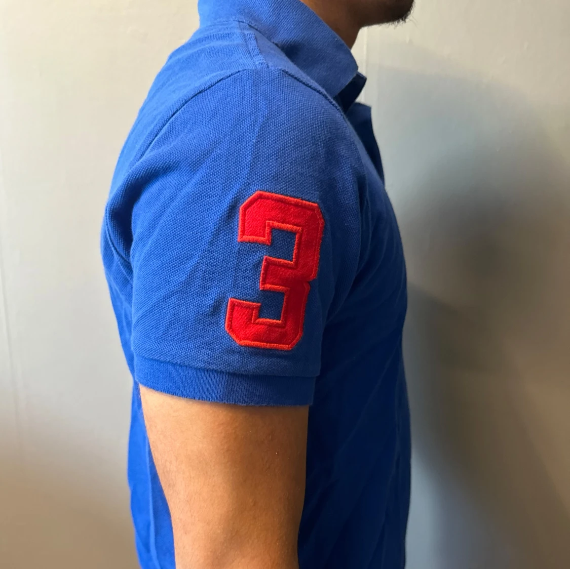 Blå pikétröja från Ralph Lauren - 1