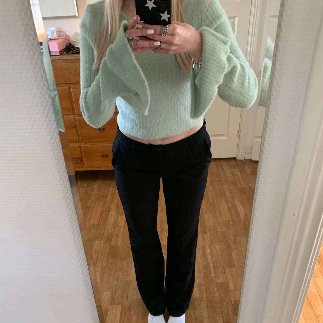 Mint blå tröja  - 2